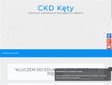 Tablet Screenshot of ckd.edu.pl